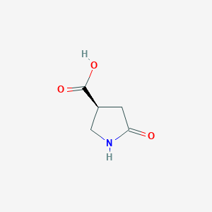 molecular formula C5H7NO3 B3123555 (3S)-5-oxopyrrolidine-3-carboxylic acid CAS No. 30948-17-5