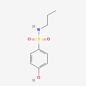 molecular formula C9H13NO3S B3123587 4-hydroxy-N-propylbenzenesulfonamide CAS No. 30989-01-6
