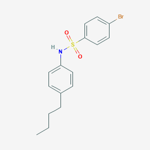 molecular formula C16H18BrNO2S B312364 4-bromo-N-(4-butylphenyl)benzenesulfonamide 