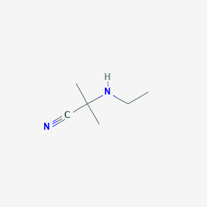 molecular formula C6H12N2 B3123654 2-(乙氨基)-2-甲基丙腈 CAS No. 31058-08-9
