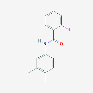 molecular formula C15H14INO B312368 N-(3,4-dimethylphenyl)-2-iodobenzamide 