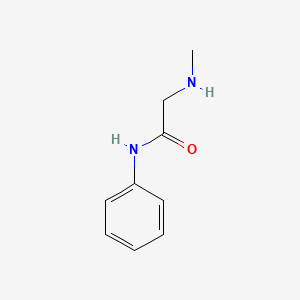 molecular formula C9H12N2O B3123680 2-(甲基氨基)-N-苯基乙酰胺 CAS No. 31110-53-9