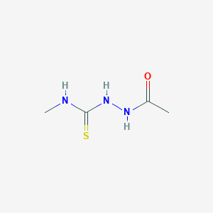 molecular formula C4H9N3OS B3123681 2-acetyl-N-methylhydrazinecarbothioamide CAS No. 31119-24-1