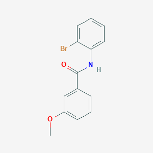 molecular formula C14H12BrNO2 B312372 N-(2-bromophenyl)-3-methoxybenzamide 