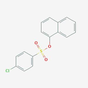 molecular formula C16H11ClO3S B312374 Naphthalen-1-yl 4-chlorobenzenesulfonate 