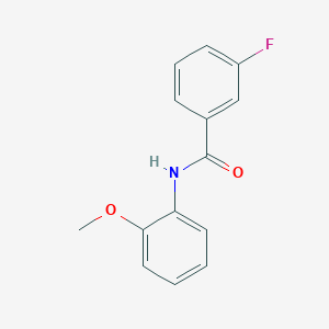 molecular formula C14H12FNO2 B312376 3-fluoro-N-(2-methoxyphenyl)benzamide 