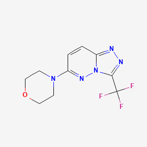4-[3-(Trifluoromethyl)-[1,2,4]triazolo[4,3-b]pyridazin-6-yl]morpholine