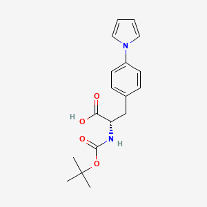 N-(tert-Butoxycarbonyl)-3-(4-(1-pyrrolyl)phenyl)-L-alanine