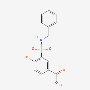 3-[(Benzylamino)sulfonyl]-4-bromobenzoic acid