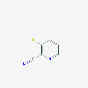 molecular formula C7H6N2S B3123797 3-(Methylsulfanyl)pyridine-2-carbonitrile CAS No. 312904-91-9