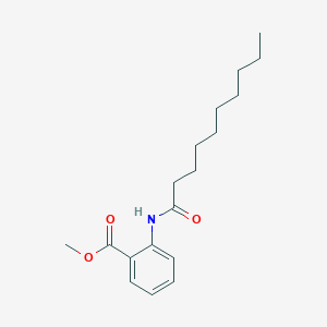 molecular formula C18H27NO3 B312383 Methyl2-(decanoylamino)benzoate 