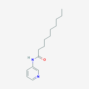 molecular formula C15H24N2O B312384 N-(3-pyridinyl)decanamide 