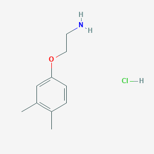 molecular formula C10H16ClNO B3123900 [2-(3,4-Dimethylphenoxy)ethyl]amine hydrochloride CAS No. 313527-93-4