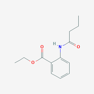 molecular formula C13H17NO3 B312391 Ethyl 2-(butanoylamino)benzoate 