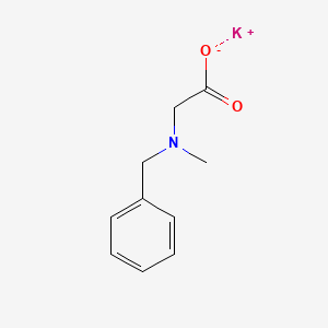 molecular formula C10H12KNO2 B3123916 N-甲基-N-(苯甲基)甘氨酸钾盐 CAS No. 313643-14-0