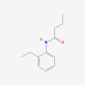 molecular formula C12H17NO B312392 N-(2-ethylphenyl)butanamide 