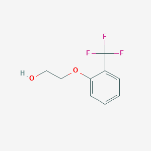 molecular formula C9H9F3O2 B3123922 2-[2-(Trifluoromethyl)phenoxy]ethan-1-ol CAS No. 313655-35-5