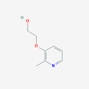 molecular formula C8H11NO2 B3123929 2-((2-甲基吡啶-3-基)氧基)乙醇 CAS No. 313656-68-7