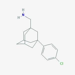 [3-(4-Chlorophenyl)-1-adamantyl]methylamine