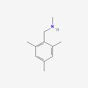 molecular formula C11H17N B3123941 Methyl[(2,4,6-trimethylphenyl)methyl]amine CAS No. 3137-93-7