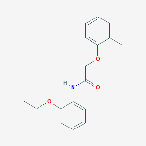 molecular formula C17H19NO3 B312396 N-(2-ethoxyphenyl)-2-(2-methylphenoxy)acetamide 