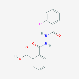 2-{[2-(2-Iodobenzoyl)hydrazino]carbonyl}benzoic acid
