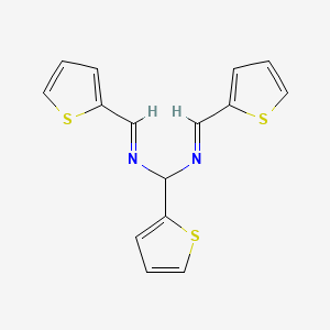 2-Thienyl-N,N-bis(2-thienylmethylene)methanediamine