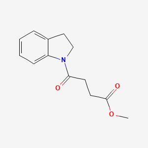 methyl 4-(2,3-dihydro-1H-indol-1-yl)-4-oxobutanoate