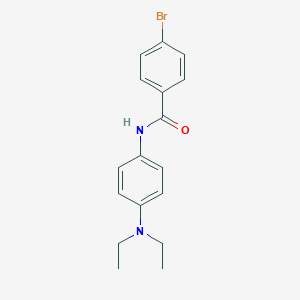 molecular formula C17H19BrN2O B312401 4-bromo-N-[4-(diethylamino)phenyl]benzamide 