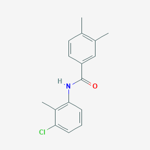 molecular formula C16H16ClNO B312404 N-(3-chloro-2-methylphenyl)-3,4-dimethylbenzamide 