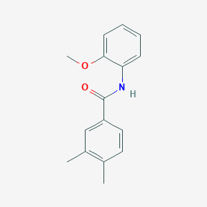 molecular formula C16H17NO2 B312406 N-(2-methoxyphenyl)-3,4-dimethylbenzamide 