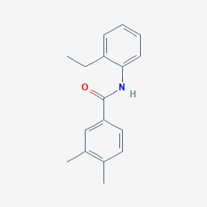 molecular formula C17H19NO B312408 N-(2-ethylphenyl)-3,4-dimethylbenzamide 
