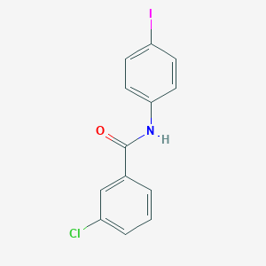 molecular formula C13H9ClINO B312418 3-chloro-N-(4-iodophenyl)benzamide 