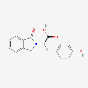 (S)-3-(4-Hydroxyphenyl)-2-(1-oxoisoindolin-2-yl)propanoic acid