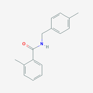 molecular formula C16H17NO B312425 2-methyl-N-(4-methylbenzyl)benzamide 