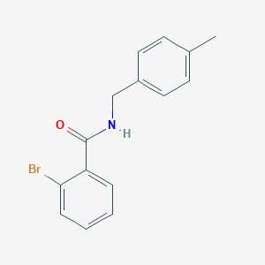 molecular formula C15H14BrNO B312426 2-bromo-N-(4-methylbenzyl)benzamide 