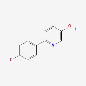 molecular formula C11H8FNO B3124263 6-(4-Fluorophenyl)pyridin-3-OL CAS No. 31776-87-1