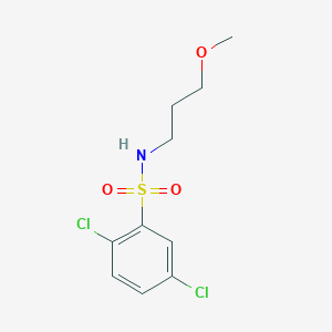 molecular formula C10H13Cl2NO3S B312433 2,5-dichloro-N-(3-methoxypropyl)benzenesulfonamide 