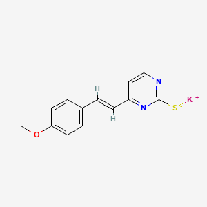 Potassium 4-(4-methoxystyryl)-2-pyrimidinethiolate