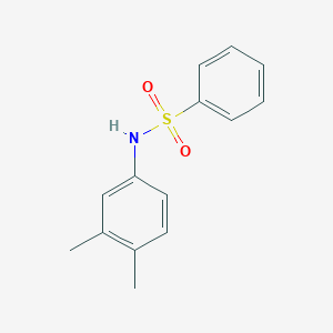 molecular formula C14H15NO2S B312441 N-(3,4-Dimethylphenyl)benzenesulfonamide 