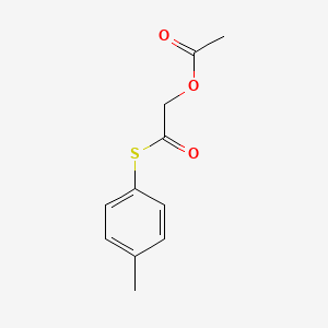 molecular formula C11H12O3S B3124418 S-(2-Acetoxyacetyl)-p-mercaptotoluene CAS No. 318257-80-6
