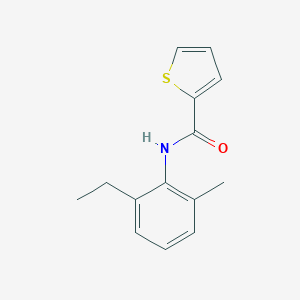 molecular formula C14H15NOS B312444 N-(2-ethyl-6-methylphenyl)thiophene-2-carboxamide 