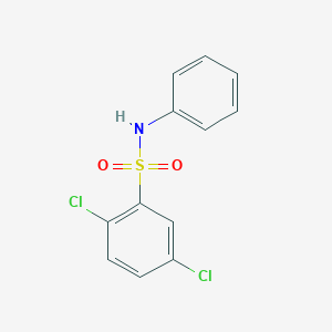 molecular formula C12H9Cl2NO2S B312446 2,5-dichloro-N-phenylbenzenesulfonamide 