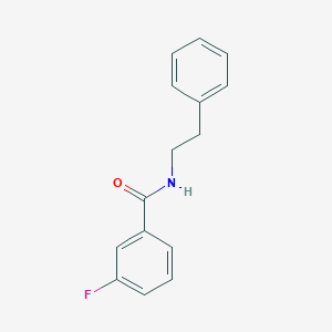 molecular formula C15H14FNO B312455 3-fluoro-N-(2-phenylethyl)benzamide 