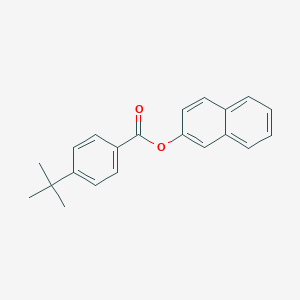 molecular formula C21H20O2 B312457 Naphthalen-2-yl 4-tert-butylbenzoate 