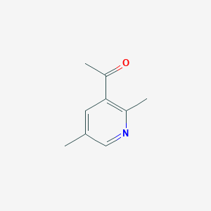 molecular formula C9H11NO B3124592 1-(2,5-Dimethyl-3-pyridinyl)ethanone CAS No. 31931-68-7