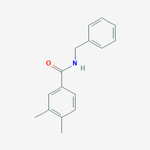molecular formula C16H17NO B312462 N-benzyl-3,4-dimethylbenzamide 