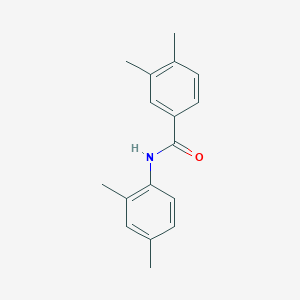 molecular formula C17H19NO B312464 N-(2,4-dimethylphenyl)-3,4-dimethylbenzamide 