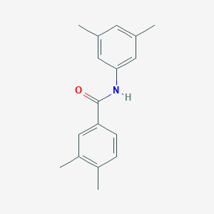 molecular formula C17H19NO B312465 N-(3,5-dimethylphenyl)-3,4-dimethylbenzamide 