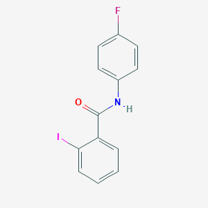 molecular formula C13H9FINO B312472 N-(4-fluorophenyl)-2-iodobenzamide 